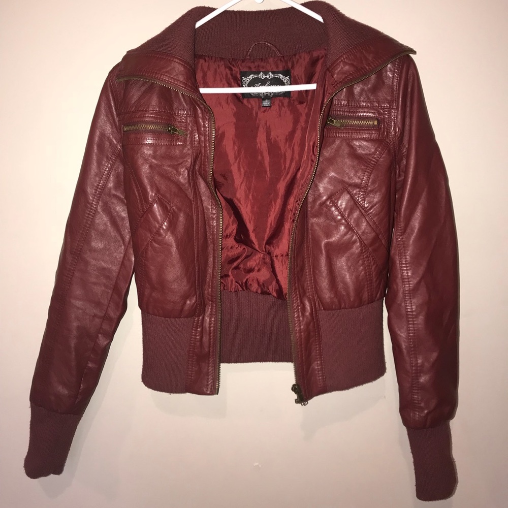 Leather jacket